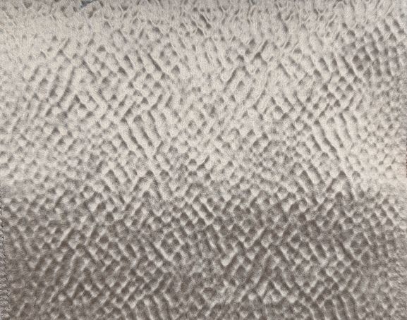 Velvet fabric with a crushed diamond texture in silver grey