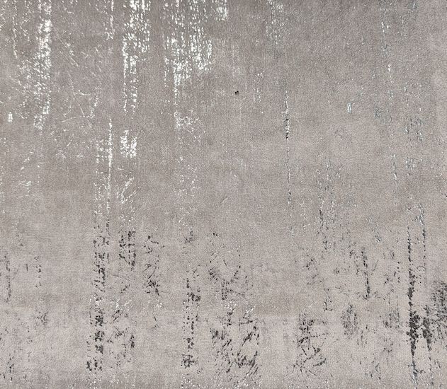 Fabric with a subtle vertical weave in silver grey